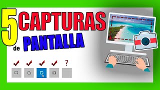 🟩𝟱 FORMAS para CAPTURAR tu PANTALLA en PC  👉🔴las MÁS EFICIENTES❗❗❗ [upl. by Lenwood]