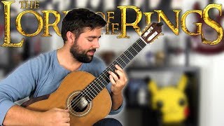 THE LORD OF THE RINGS Concerning Hobbits Shire Theme  Classical Guitar Cover [upl. by Aksoyn]