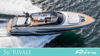 Luxury Yacht  Riva 56’ Rivale the unrivalled open yacht  Ferretti Group  boat review [upl. by Funda]