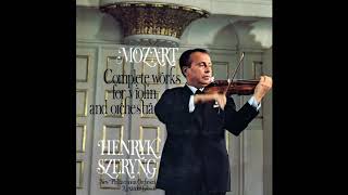 Mozart Violin Concerto No 5 Henryk Szeryng New Philharmonia Orchestra Alexander Gibson 19702018 [upl. by Bow638]