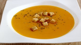 CREMA DE CALABAZA  ZANAHORIA Y CURRY 🍵🍵 [upl. by Johnsson]