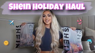 HUGE SHEIN TRY ON HAUL  HOLIDAY 2024 [upl. by Demetre]