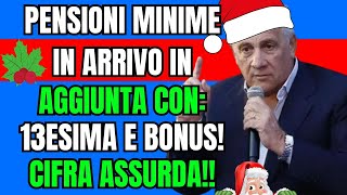 Dicembre da Record per le Pensioni Minime Importo Totale con Tredicesima Bonus e Quattordicesima [upl. by Leiuqeze]