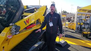 Wacker Neuson ST45 Compact Track Loader at World of Concrete 2019 [upl. by Hastings]