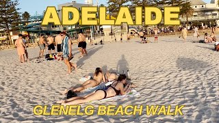 【4K】Australia  Adelaide City Tour  Glenelg Beach Stroll amp Jetty Jump [upl. by Rawden]