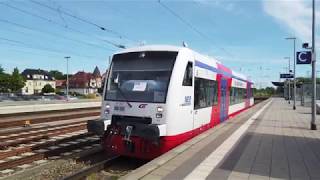 City Bahn Chemnitz in Angermünde 4K [upl. by Yacano]