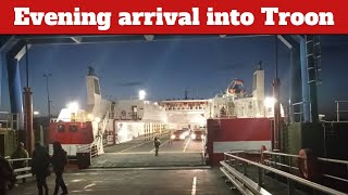 Evening arrival into Troon Harbour onboard MV Alfred [upl. by Ruff271]