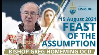 Catholic Mass Today Feast of the Assumption 15 Aug 2021 Bishop Greg Homeming Lismore Australia [upl. by Milan613]