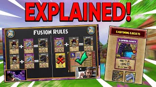 Wizard101 Spell Fusion System EXPLAINED [upl. by Navets]