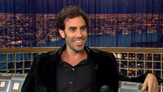 Sacha Baron Cohen on the Dangers of Playing Ali G and Brüno  Late Night with Conan O’Brien [upl. by Secilu]