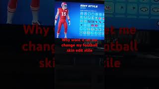 Wont let me change my football skin foritnite fix glich [upl. by Perkins]