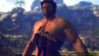 The Wolverine  Uncaged  Real Time Damage amp Healing Example  XMen Origins Videogame  HD [upl. by Aciraj987]