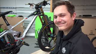 Mountainbike Mondraker SUMMUM CARBON RR MX 2022 Downhill Fully Review [upl. by Bord]