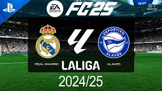 FC 25  Real Madrid vs Alaves  La Liga 2425  PS5 Full Match [upl. by Sheley121]