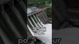 How hydropower plant works shorts [upl. by Yornoc]