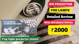 Fog Light Projector Installation Ford Aspire  IPH Fog Light Projector Installation All Cars [upl. by Haleak521]