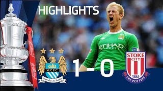 Manchester City 1  0 Stoke City  Official Highlights The FA Cup Final 2011 140511 [upl. by Godding]