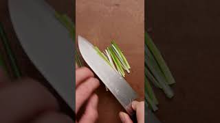 Cutting Scallions 4 Ways [upl. by Anaicul975]