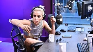 Lady Gaga Co Hosts BBC Radio 1 [upl. by Yreneh372]