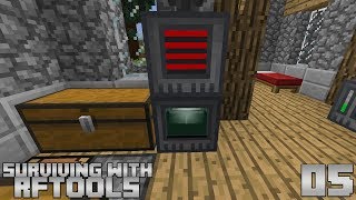 Surviving With RFTools  E05  Environmental Controller [upl. by Ahsinrat]