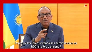 President Kagame discusses Tshisekedi’s threats M23 amp the DRC Burundi amp FDLR alliance [upl. by Nonnahsal922]