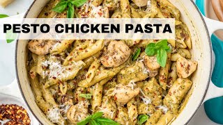 Creamy Chicken Pesto Pasta ready in 15 minutes Pesto Pasta Recipe [upl. by Huxley363]