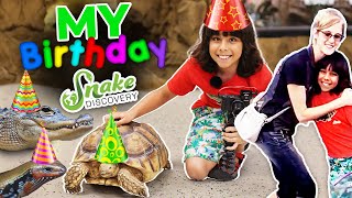 Lukes Snake Discovery Birthday  An Animal Experience You Will Not Want To Miss [upl. by Stets]