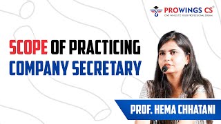 Scope of Practicing Company Secretary [upl. by Ursa]