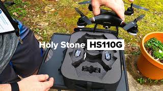 Holy Stone HS110G GPS Camera Drone  Full Unboxing Video Including Actual Flight Footage [upl. by Yrekaz]