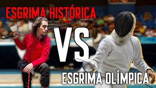 ESGRIMA OLÍMPICA VS ESGRIMA HISTÓRICA  Analisando a Esgrima Olímpica [upl. by Ag]