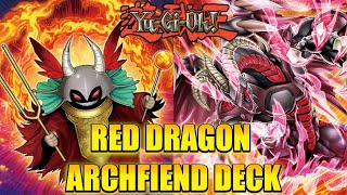 I Topped 3 Weeks Straight Red Dragon Archfiend Deck Profile [upl. by Engeddi]