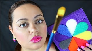 ASMR Painting Your Face Roleplay  TINGLY Personal Attention amp Layered Sounds [upl. by Colette]