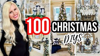 TOP 100 CHRISTMAS DECORATING IDEAS EASY DIY HOLIDAY DECOR On a BUDGET [upl. by Euseibbob]