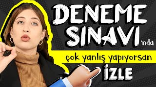 Deneme Sınavlarında Hata Yapmaya SON [upl. by Lledniw257]