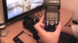 How to Setup YUNGNUO RF603C with YN560  III camera flush [upl. by Doley]