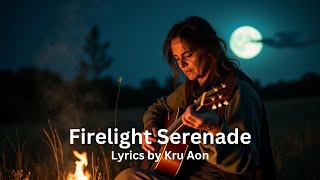 Firelight Serenade V2 Female Voice Lyrics by Kru Aon piano music song lovesong lovemusic [upl. by Edric]