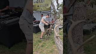 Elk Call demonstration at Tac outdoor elkstudios [upl. by Nomyad248]