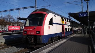 SBB DTZ Abfahrt in Weinfelden [upl. by Martie]