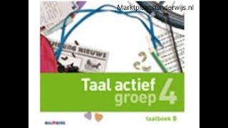 Taal Actief 4 groep 4 thema 4 les 9 pictogrammen [upl. by Susej365]