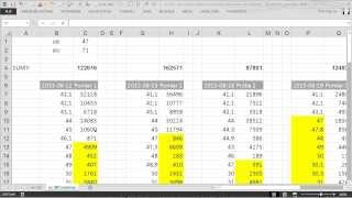 excel230  Sumowanie wartości z obszarów określonych parametrami  dynamiczne sumy [upl. by Lindbom]