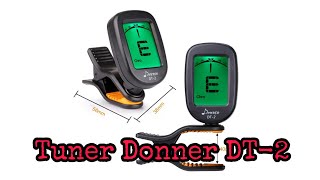 Donner DT2 Tuner Guitar  Bass  Ukulele  Violin [upl. by Ycaj]