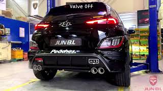 Hyundai Kona N Line JunBL Exhaust Sound [upl. by Cirdor]