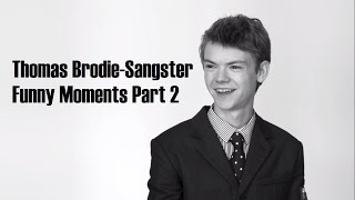 Thomas BrodieSangster Funny Moments Part 2 [upl. by Hazelton964]