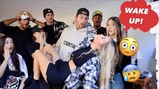 quotPASS OUTquot PRANK ON BOYFRIEND HORRIBLE REACTION [upl. by Navad153]