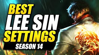 THE LEE SIN SETTINGS YOU NEED TO BECOME A LEE SIN GOD TIPSTRICKS [upl. by Liberati867]