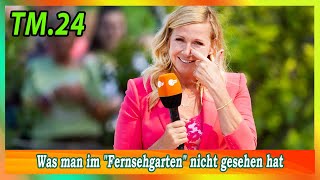 Andrea Kiewel Was man im Fernsehgarten nicht gesehen hat [upl. by Oznohpla609]