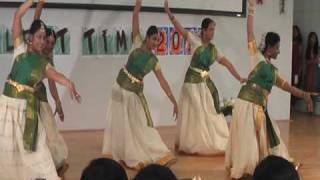 KAGW Talent Time 2010  semi classical dance quotMalayali pennequot [upl. by Sayce11]