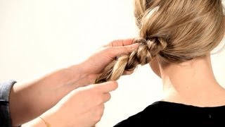 How to Do a Knotted Messy Braid  Braid Tutorials [upl. by Elladine]