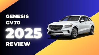 2025 Genesis GV70 review [upl. by Nedroj975]