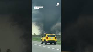 Tornadoes rip through Nebraska [upl. by Vergos]